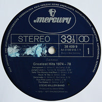 Steve Miller Band : Greatest Hits 1974-78 (LP, Comp, Club)