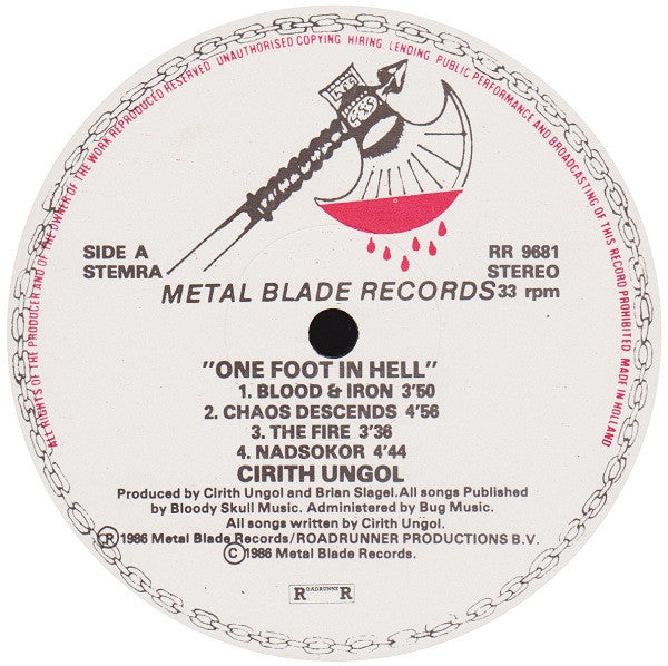 Cirith Ungol : One Foot In Hell (LP, Album)