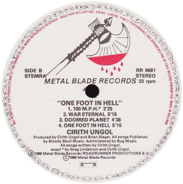 Cirith Ungol : One Foot In Hell (LP, Album)