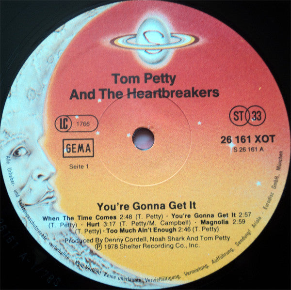 Tom Petty And The Heartbreakers : You're Gonna Get It! (LP, Album)