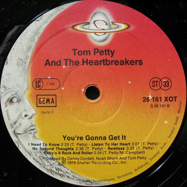Tom Petty And The Heartbreakers : You're Gonna Get It! (LP, Album)