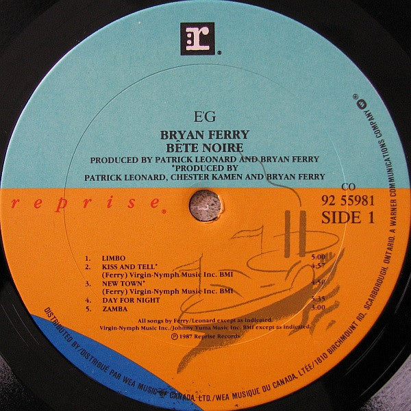 Bryan Ferry : Bête Noire (LP, Album)