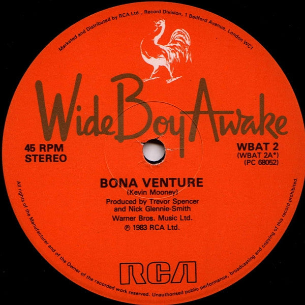 Wide Boy Awake : Bona Venture (12")