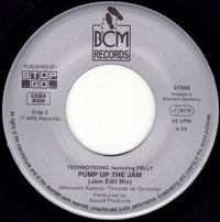 Technotronic Featuring Felly : Pump Up The Jam (7", Single)
