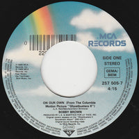 Bobby Brown : On Our Own (7", Single, Lar)