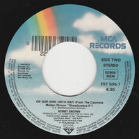 Bobby Brown : On Our Own (7", Single, Lar)