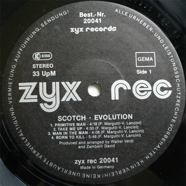 Scotch : Evolution (LP, Album)