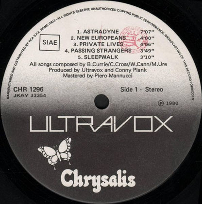 Ultravox : Vienna (LP, Album)