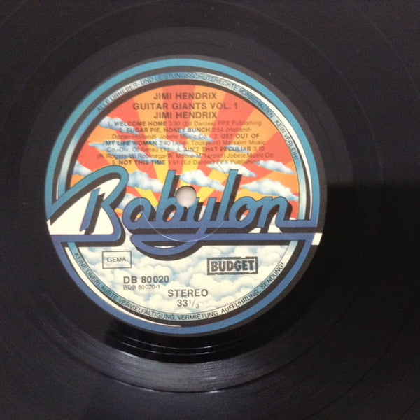 Jimi Hendrix : Guitar Giants Vol.1 (2xLP, Comp)