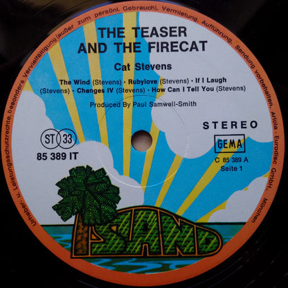 Cat Stevens : Teaser And The Firecat (LP, Album, Gat)