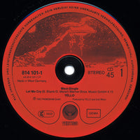 Yello : Let Me Cry / Haunted House (12", Maxi, Red)