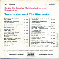 Tommy James & The Shondells : Sugar On Sunday (7", Single)