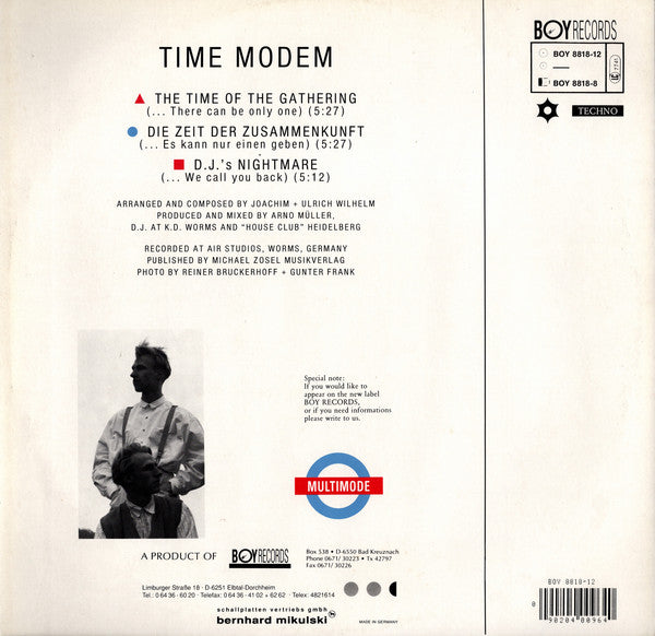 Time Modem : The Time Of The Gathering (12")