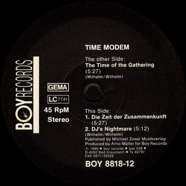 Time Modem : The Time Of The Gathering (12")