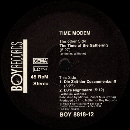 Time Modem : The Time Of The Gathering (12")