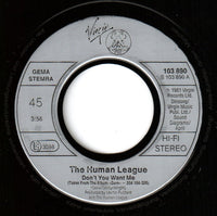 The Human League : Don't You Want Me (7", Single)