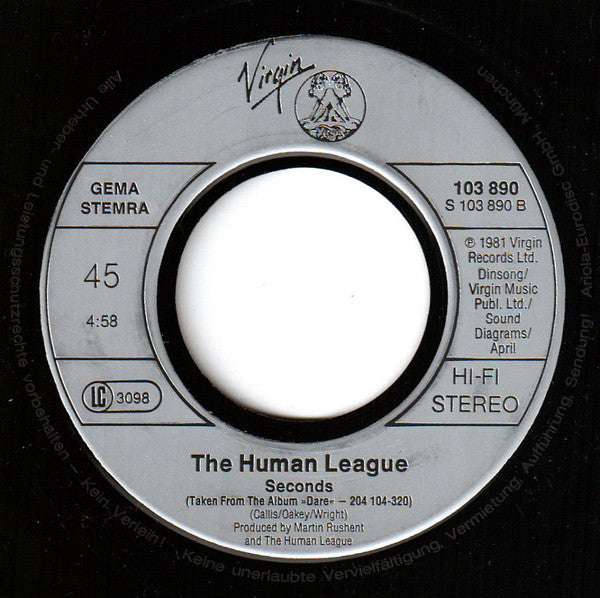 The Human League : Don't You Want Me (7", Single)