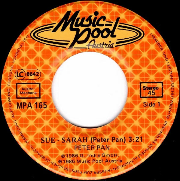 Peter Pan (14) : Sue-Sarah (7", Single)
