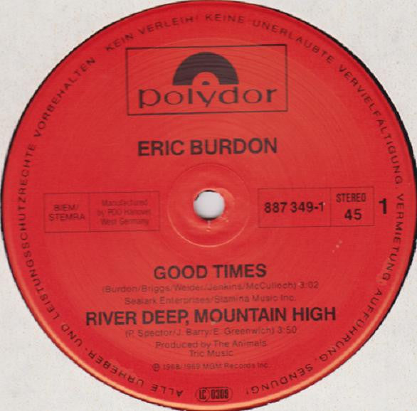 Eric Burdon : Good Times (Original Titelmelodie Aus Dem Film »Die Katze«) (12", Maxi)