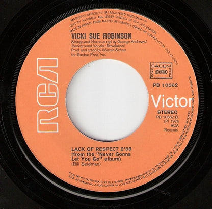 Vicki Sue Robinson : Turn The Beat Around (7", Single)