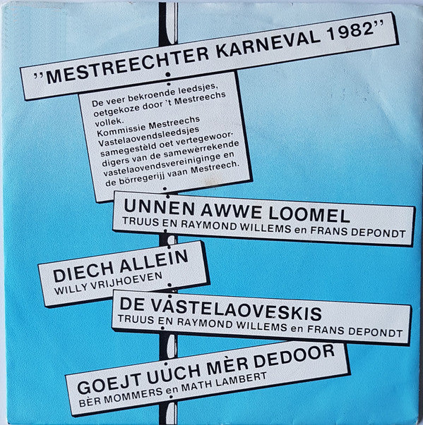 Various : Mestreechter Karneval 1982 (7")