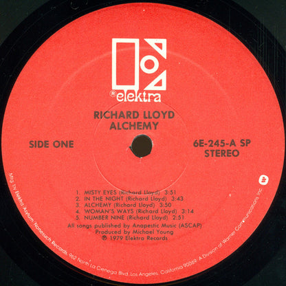 Richard Lloyd : Alchemy (LP, Album, SRC)