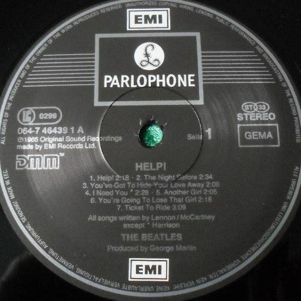 The Beatles : Help! (LP, Album, RE, RM, DMM)