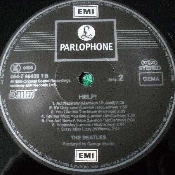 The Beatles : Help! (LP, Album, RE, RM, DMM)