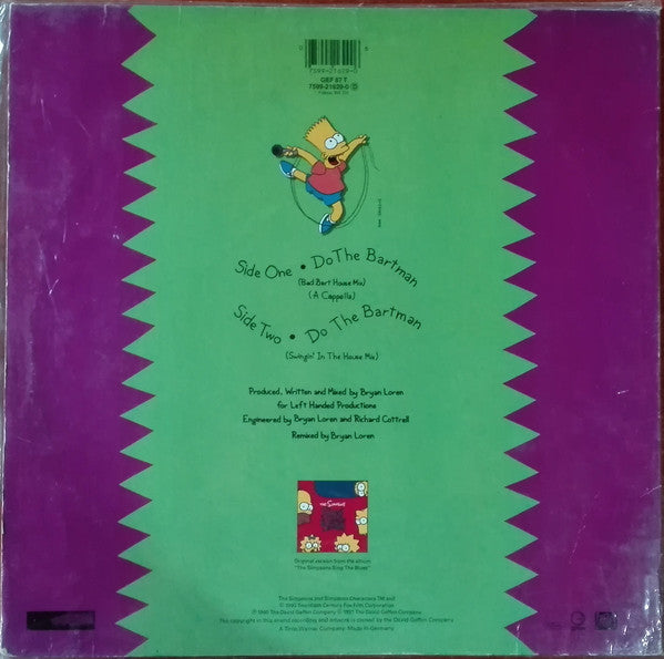 The Simpsons : Do The Bartman (12", Single)