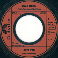 Roxy Music : Over You (7", Single)