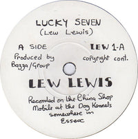 Lew Lewis : Lucky Seven (7", Whi)