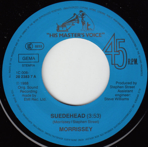 Morrissey : Suedehead (7", Single)
