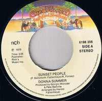 Donna Summer : Sunset People / Our Love (7", Single)