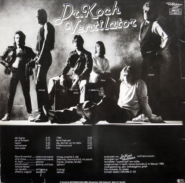 Dr. Koch Ventilator : Dr. Koch Ventilator (LP, Album)