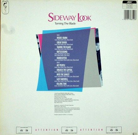 Sideway Look : Taming The Blade (LP, Album)