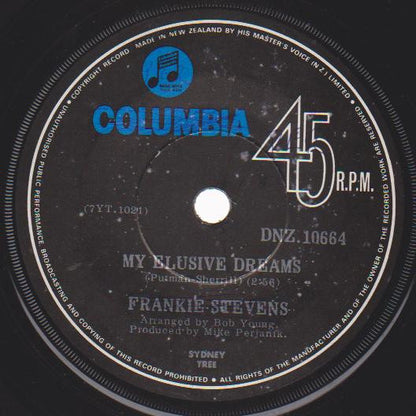 Frankie Stevens : My Elusive Dreams (7", Single)