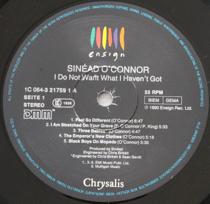 Sinéad O'Connor : I Do Not Want What I Haven't Got (LP, Album)