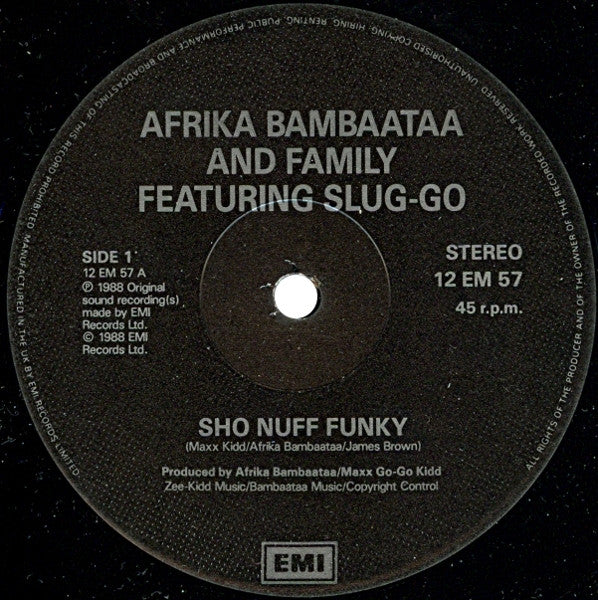 Afrika Bambaataa And Family* : Sho Nuff Funky (12")
