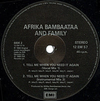 Afrika Bambaataa And Family* : Sho Nuff Funky (12")