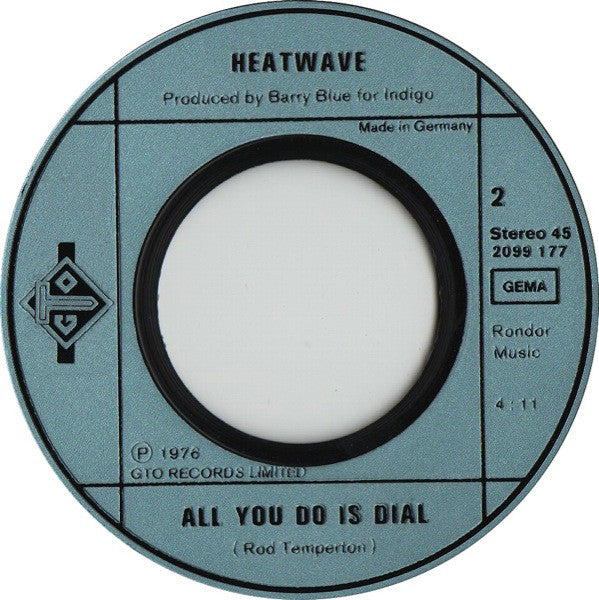Heatwave : Boogie Nights (7", Single)