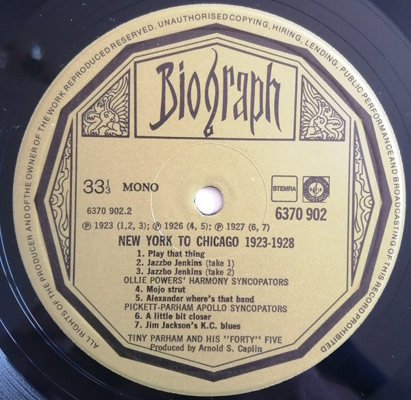 Various : New York To Chicago  (LP, Comp, RE)