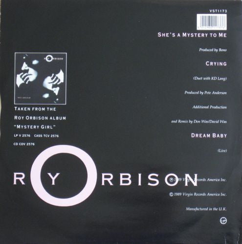 Roy Orbison : She's A Mystery To Me (12", Single)