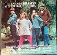 The Mamas & The Papas : 16 Of Their Greatest Hits (LP, Comp)
