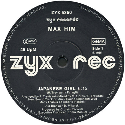 Max-Him : Japanese Girl (12", Maxi)