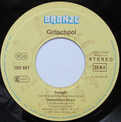 Girlschool : C'mon Let's Go (7", Single)