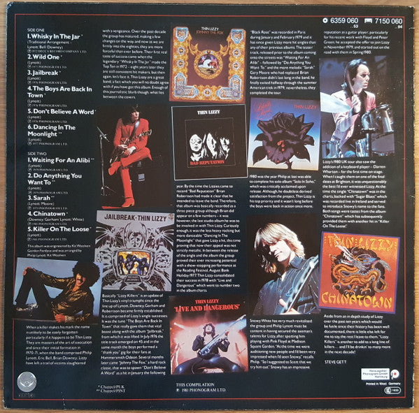Thin Lizzy : Lizzy Killers (LP, Comp)
