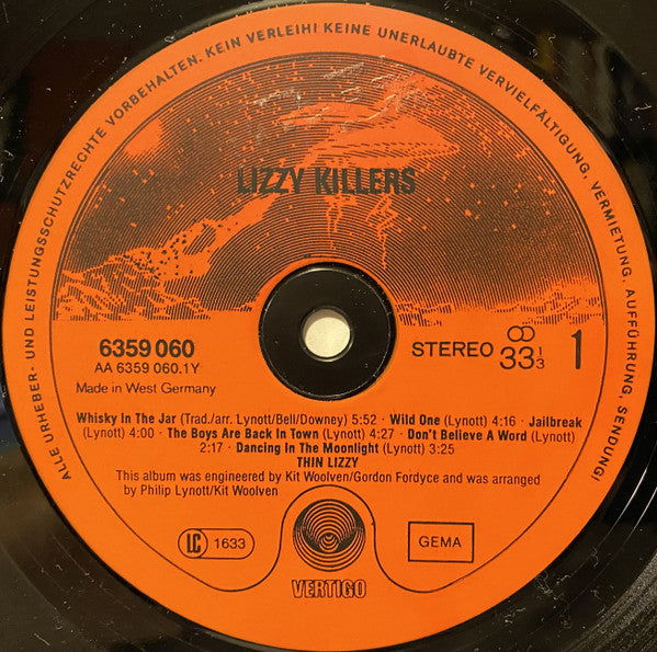 Thin Lizzy : Lizzy Killers (LP, Comp)