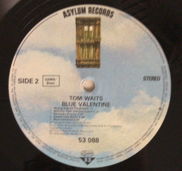 Tom Waits : Blue Valentine (LP, Album, RE, Gat)