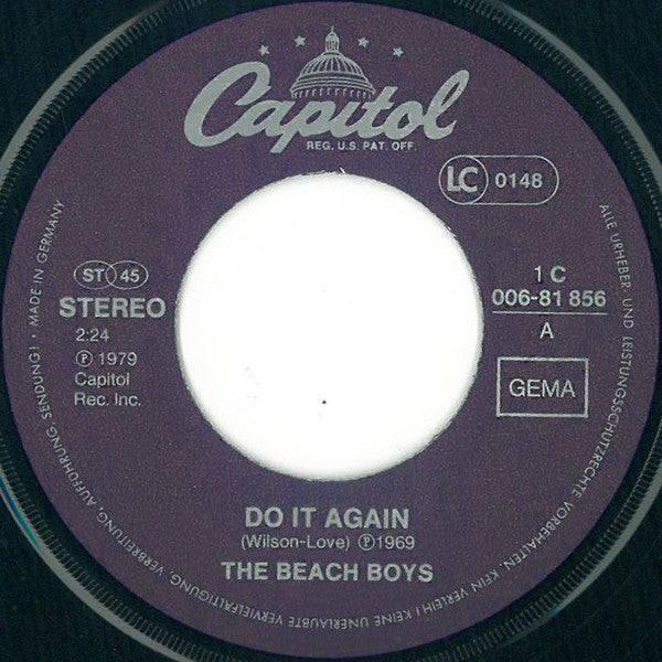The Beach Boys : Do It Again / Good Vibrations (7", Single, RE)