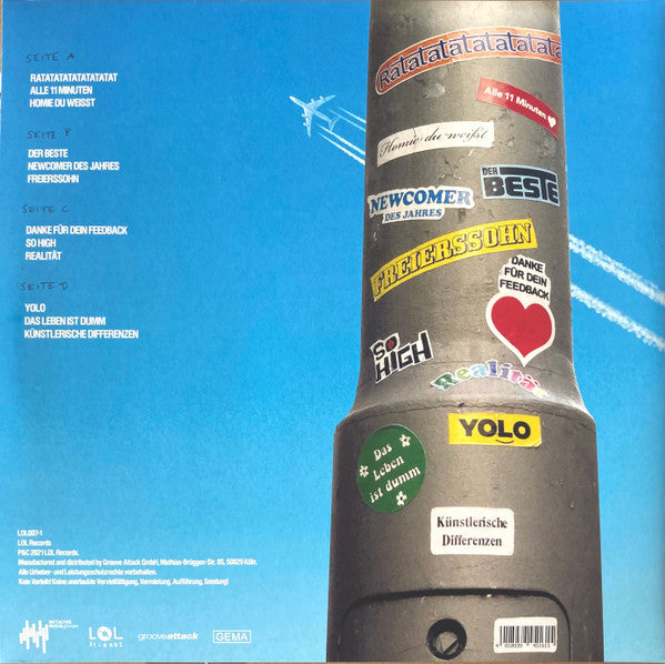 Fatoni & Edgar Wasser : Delirium (2xLP, Album, Blu)